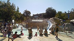 "Little Dipper Lagoon", another play area for children, at Raging Waters Los Angeles