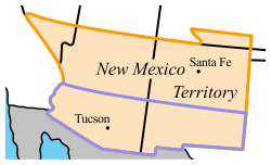 Confederate Arizona (outlined in blue)