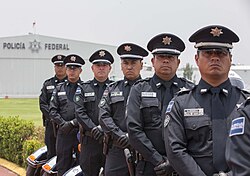 Mexican Federal Police celebration