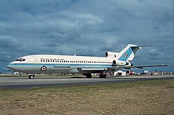 RNZAF Boeing 727 in 2001.