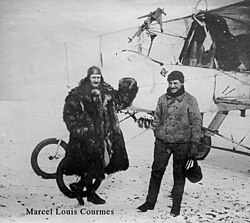 Captain Marcel Courmes, French officer and pilot of the 2nd Bombardment Group GB 2, August 1915.