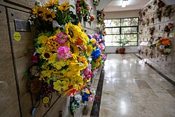 Cerati's crypt in the Nuestra Señora de la Merced Pantheon at La Chacarita Cemetery.