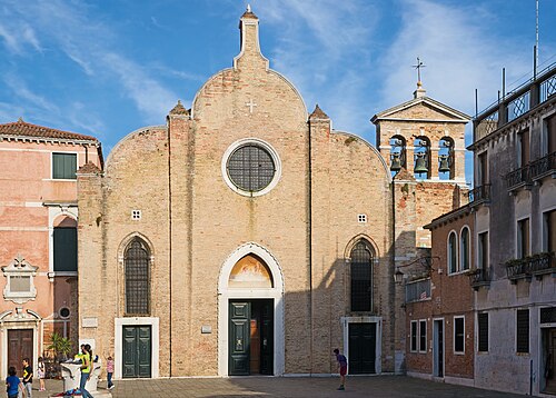The church where Vivaldi was given the supplemental baptismal rites, San Giovanni in Bragora, Sestiere di Castello, Venice