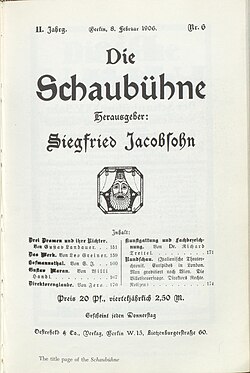 Die Schaubühne (1906)