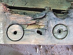 Typical lapped joint assemblies of split-ring connectors