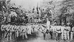 Filipino General Gregorio del Pilar and his troops in Pampanga around 1898, during the Philippine-American War