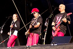 Vito C., Ralph Bach and Hannes Holzmann at the Rockharz Open Air 2016 in Germany