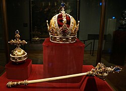 The Imperial Crown, Orb, and Sceptre of Austria in the Imperial Treasury