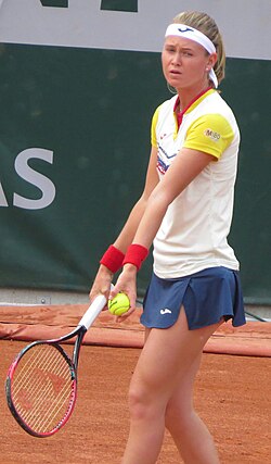 Bouzková at the 2018 French Open