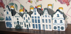 KLM Delft blue houses