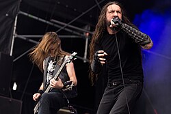 Blackened death metal band Goatwhore.