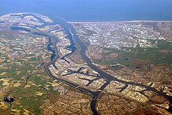 The Port of Rotterdam is Europe's largest port.