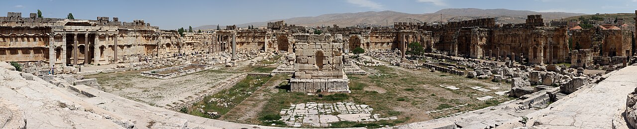 The Great Court of ancient Heliopolis's temple complex