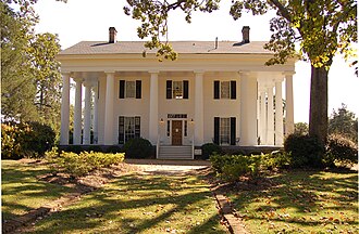 Barrington Hall is one classic example of an antebellum home.