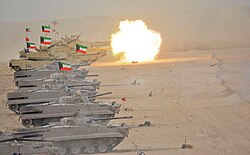 BMP-3 and M1 Abrams of the Kuwaiti Land Forces