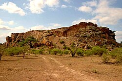 Mapungubwe Hill, the site of the former capital of the Kingdom of Mapungubwe