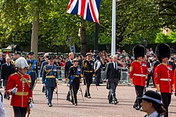 Procession from Buckingham Palace to Westminster Hall for the lying-in-state of Queen Elizabeth II on 14 September 2022