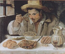 The Beaneater (c. 1584) by Annibale Carracci