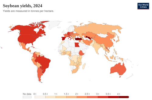 Soybean yields