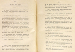 Arrêté 2979 by general Maxime Weygand established the Alawite State as an independent state by 1 January 1925, 5 December 1924