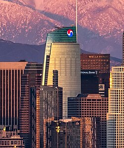 Wilshire Grand Center, built in 2017, is the tallest building in California and in the Western United States.