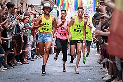 High heels race in WorldPride Madrid 2017