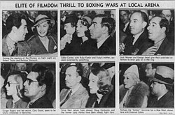 "Elite of Filmdom Thrill to Boxing Wars at Local Arena" Los Angeles Times, April 27, 1937