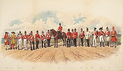 Royal Marine uniforms from 1664 to 1896