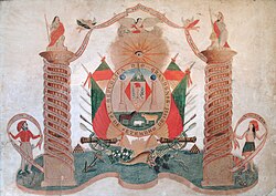 Alegoria Farroupilha, Museu Júlio de Castilhos archive, Porto Alegre.