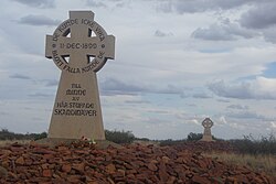 Memorial at Magersfontein to fallen Scandinavian soldiers from the Battle of Magersfontein
