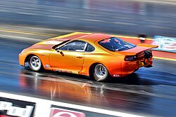 MKIV Toyota Supra drag racing