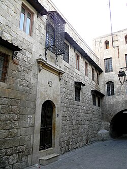 An early 17th century alley at the backside of the cathedral, leading to the old Armenian quarter of Hokedoun