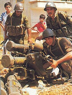 Syrian anti-tank teams deployed French-made MILAN ATGMs during the war in Lebanon in 1982.