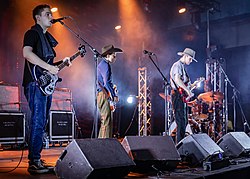 Black Midi performing at Sideways Festival 2019 in Helsinki, Finland
