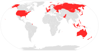 Countries with Associate ABU Membership.