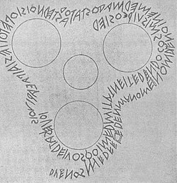 The Duenos Inscription, from the 6th century BC, is one of the earliest known Old Latin texts. It was found on the Quirinal Hill in Rome.