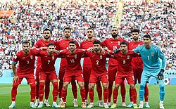 The Iran starting XI for their first group match