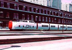 CN TurboTrain in Toronto
