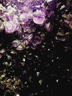 Amethyst mine in Ametista do Sul. South America is a major producer of gems such as amethyst, topaz, emerald, aquamarine and tourmaline.