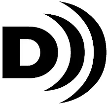 "D))" Described Video logo used for onscreen bugs