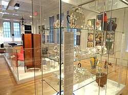 Exhibits of early Canadian memorabilia on display at the Sigmund Samuel Gallery of Canada