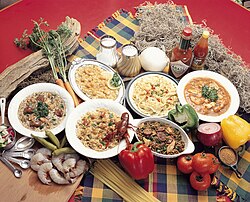 Typical dishes of Louisiana Creole cuisine