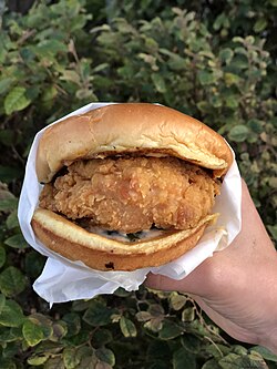Popeyes Chicken Sandwich (Spicy)
