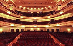 The auditorium of the Usher Hall