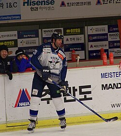 Joel Prpic of the Seibu Prince Rabbits Pre-game January 17, 2009