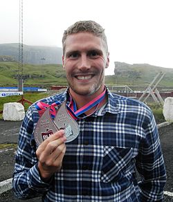Pál Joensen, Faroese swimmer