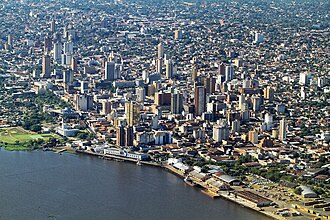 View of modern-day Asunción, Paraguay.