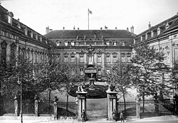 The palais at Wilhelmstraße No. 73, original headquarters of the company, c. 1920