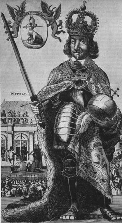 A contemporaneous satirical view of Cromwell as a usurper of monarchical power