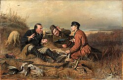 "The Hunters at Rest" by Vasily Perov, 1871